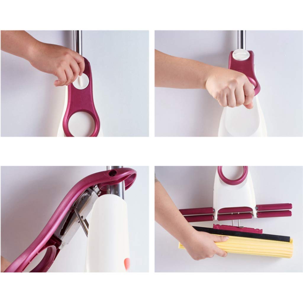 Esponja para fregona, Cabezal de Esponja superabsorbente, Mango telescópico de Acero Inoxidable para el hogar, Cocina, Sala de Estar