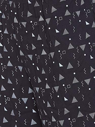 Image of Clovia Women's Rayon Triangle Print Top & Pyjama