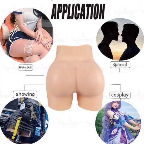 Pantalones de silicona para la vagina falsos que eliminan marcas y realzan los glúteos bajos 7