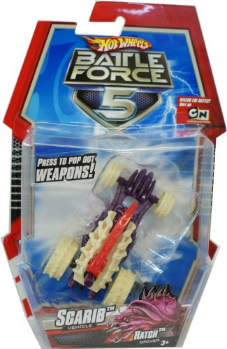 Hot Wheels Battle Force 5 143 Scale Mini Battle Car Scarib by Mattel