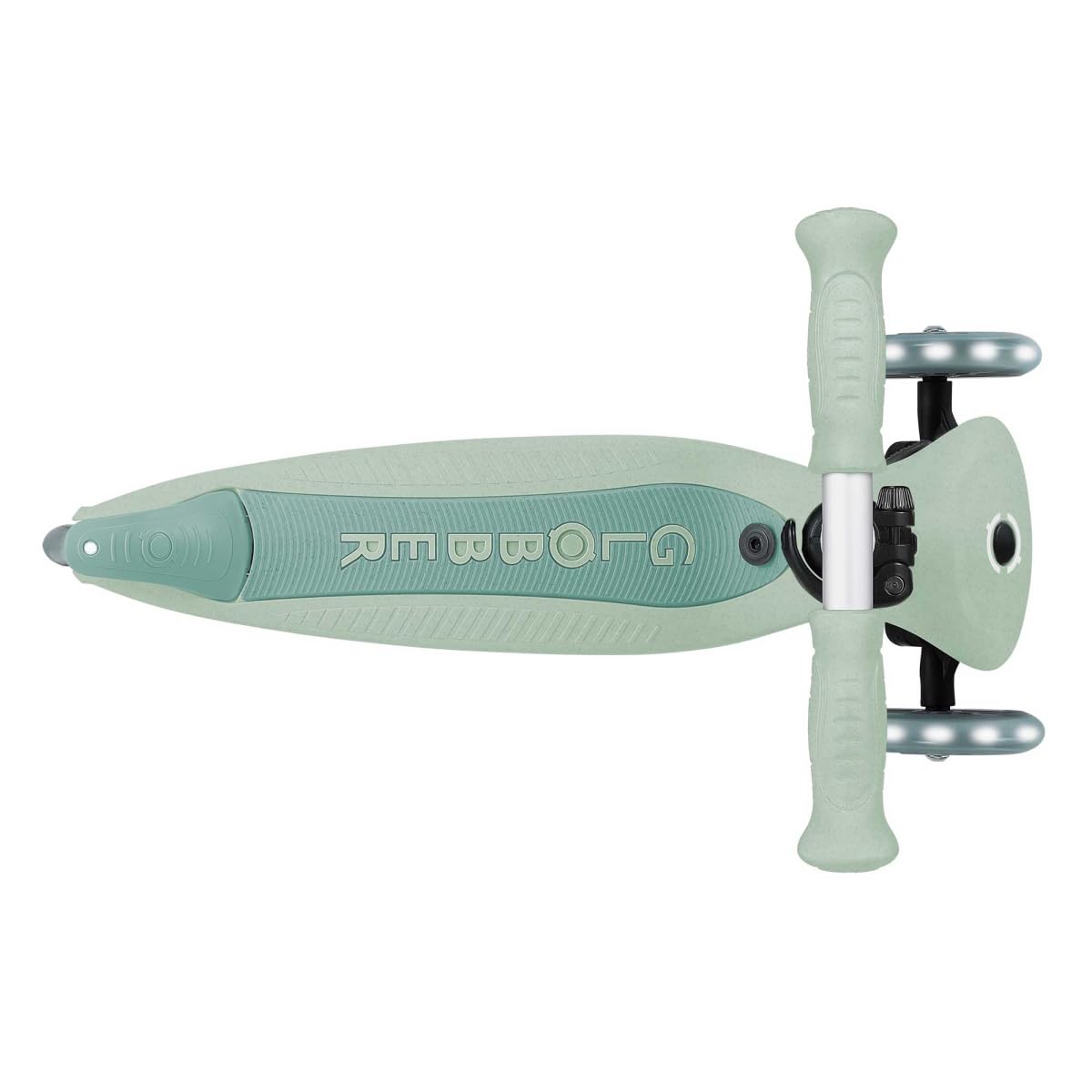 GLOBBER GO-UP Active Lights ECO 3in1 – Tretroller, Dreirad und Laufrad für Kinder – höhenverstellbares Kinderfahrzeug – 3rädrig bis 7 Jahre