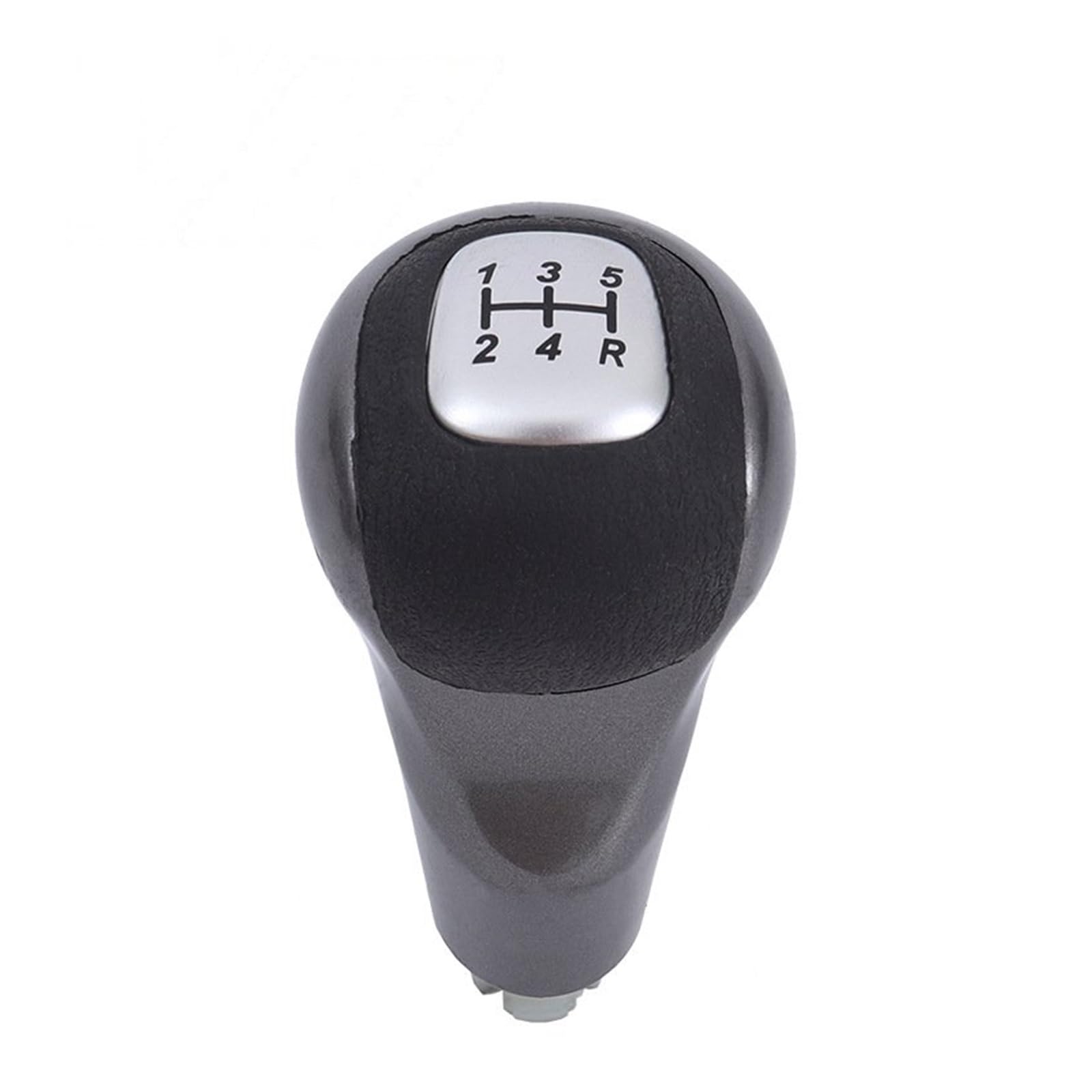 AMYALIN Car Gear Shift Knob for Honda for Civic for DX for EX for LX 2006-2011 Manual Transmission Shift Knob Head Rod Vehicle Replacement Parts(Silver,for 5 Speed)