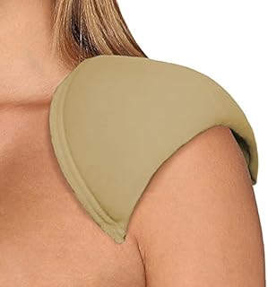 Ann West Hook and Loop Dolman Shoulder Pads Style SP4002-Nude