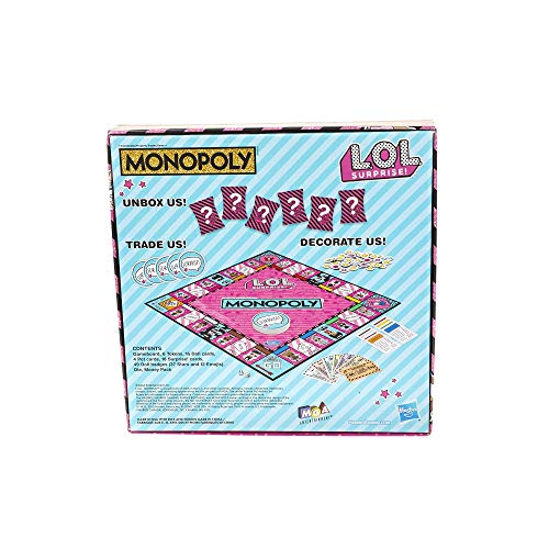 Monopoly Game : L.O.L. Surprenez ! Jeu de société édition pour enfants de 8 ans et plus - Version Anglaise – Image 3