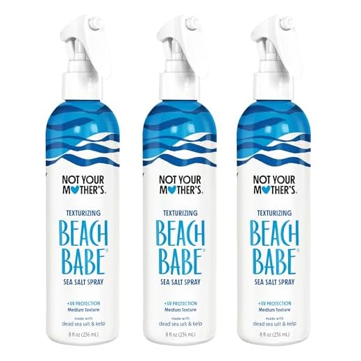 Not Your Mother's Beach Babe Sea Salt Spray - 8 fl oz - Spray for Tousled Hair - Add Texture and Grit to Hair with a Matte Finish (8oz, 3-Pack) (8 fl oz, 3-Pack)