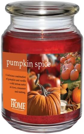Empire Pumpkin Spice 20 Ounce Mottled Wax Candle
