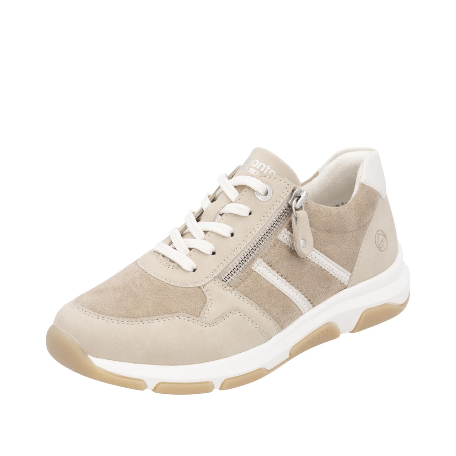 Remonte Women's D1S04 Low Trainers, Beige 60, 6.5 UK