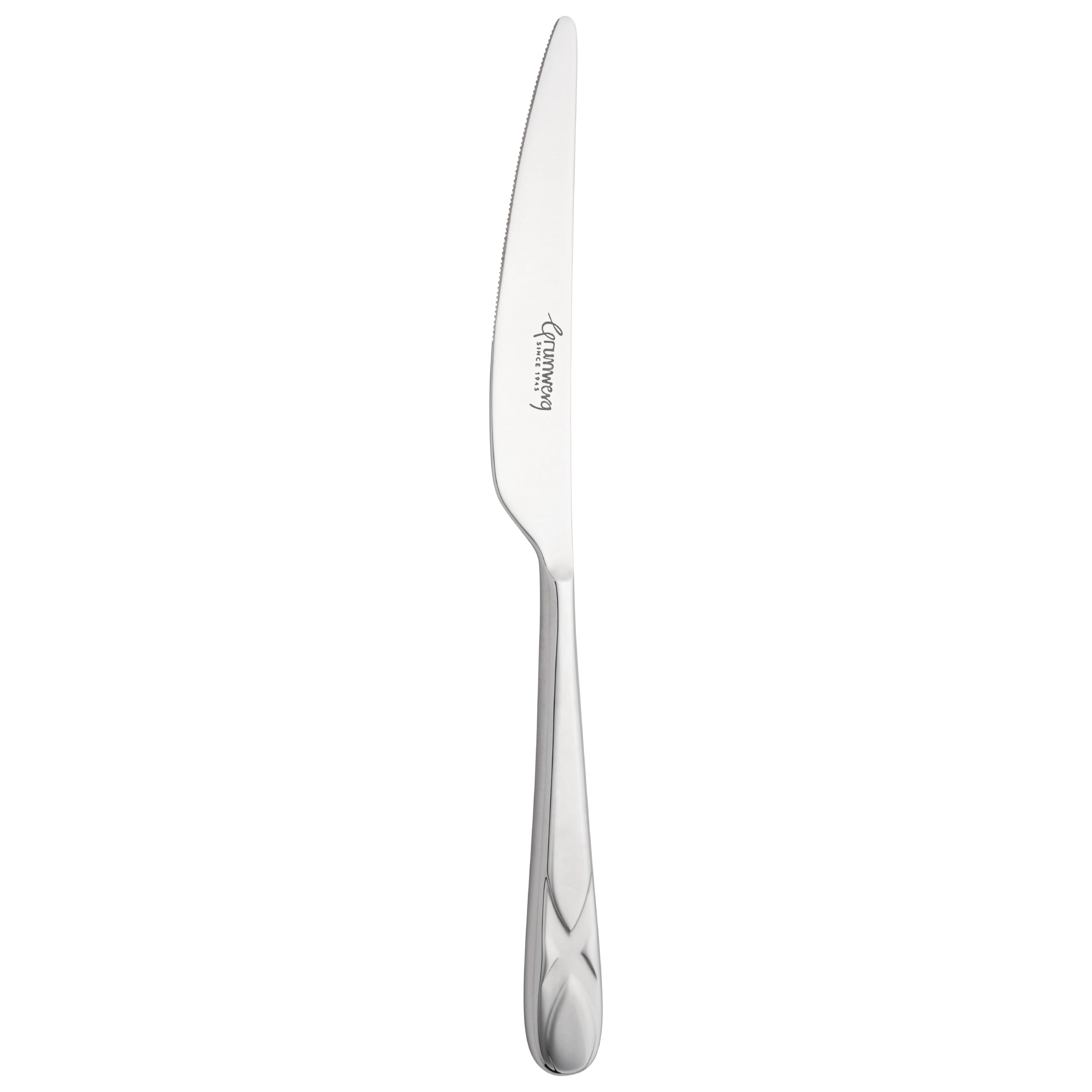 Grunwerg Saltire Collection Dessert Knives, 18-10 Stainless Steel, Set of 12