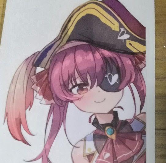Amazon.co.jp: 防水ステッカー 宝鐘マリン 13cm 痛PC 痛車 vtuber JDM