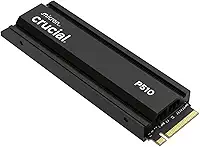 Crucial SSD NVMe P510 1TB Gen5 com dissipador de calor, até 11.000 MB/s, SSD PCIe 5.0 M.2 2280, unidade de estado sólido interna, compatível com desktop e PS5, + software Acronis - CT1000P510SSD5-01