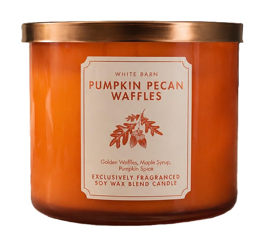 Bath & Body Works Pumpkin Pecan Waffles 3 Wick Candle - 14.5 oz - Fall 2026 - image 1