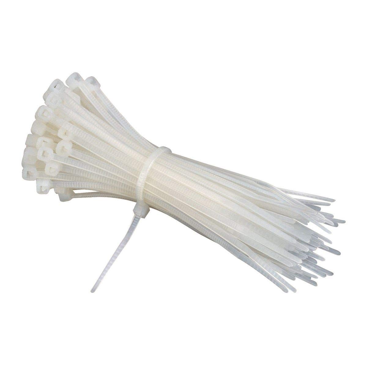 ART IFACT 1000 Pieces of 6 inch Nylon Cable tie - Strong White Cable Tie (6 Inch, White, 1000)-image-9