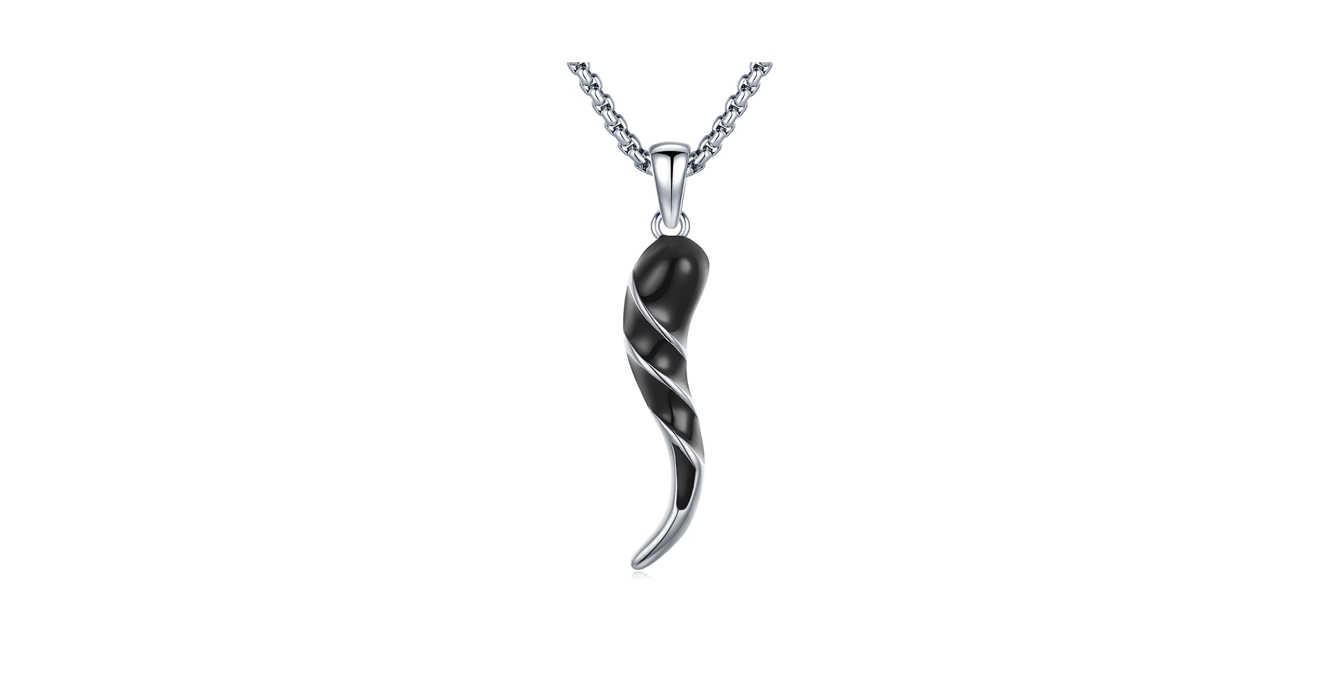 corno necklace silver LORO ロロ　enof corno necklace silver LORO ロロ enof corno necklace silver