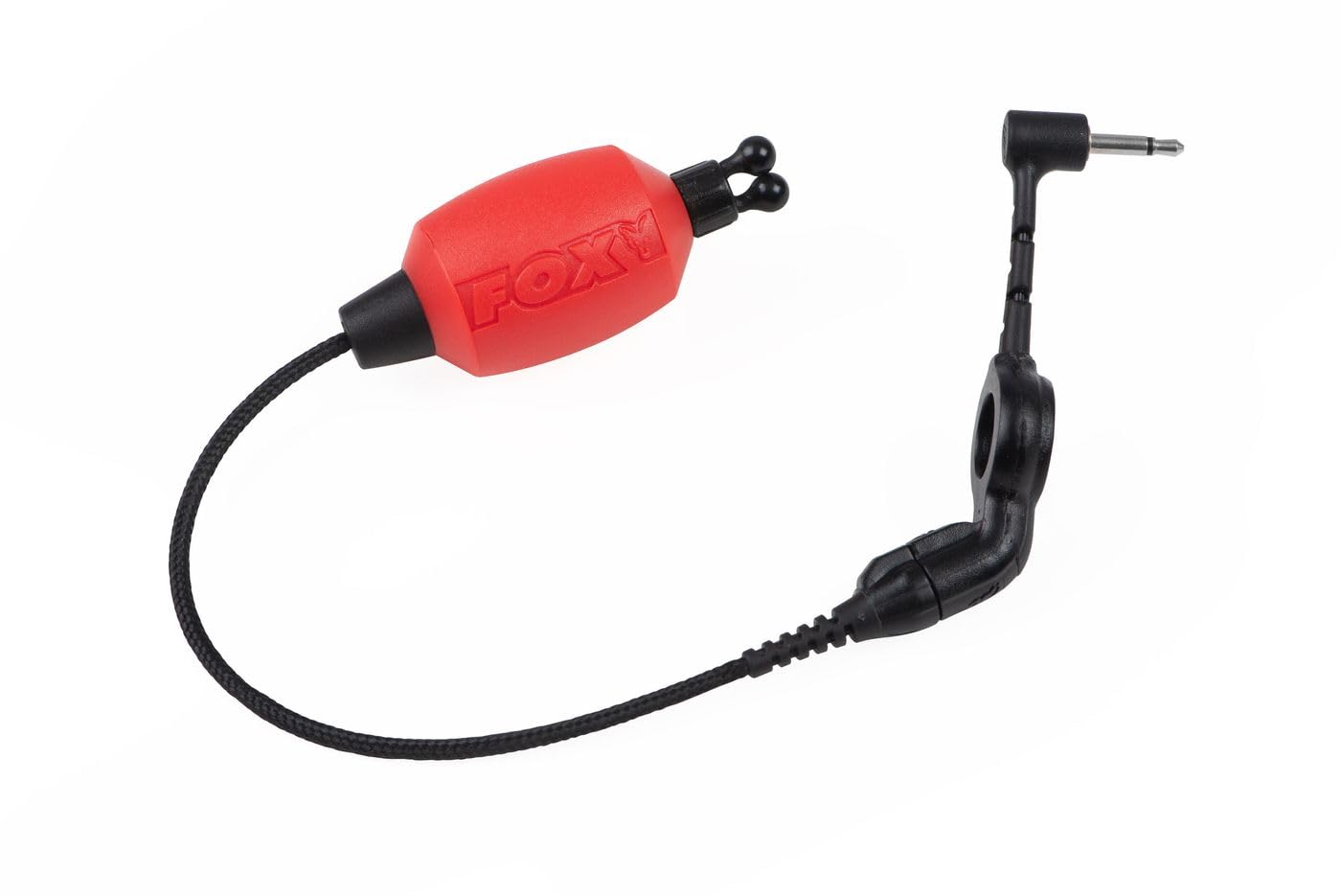 FOX Black Label Halo Dumpy Bobbin Red | Carp Fishing Bite Indicator | LED Glows Faintly when Alarm is on then Brightly to Indicate Bite | Opaque 10g Body & 14g Weight | Adjustable Clips | Code CBI140