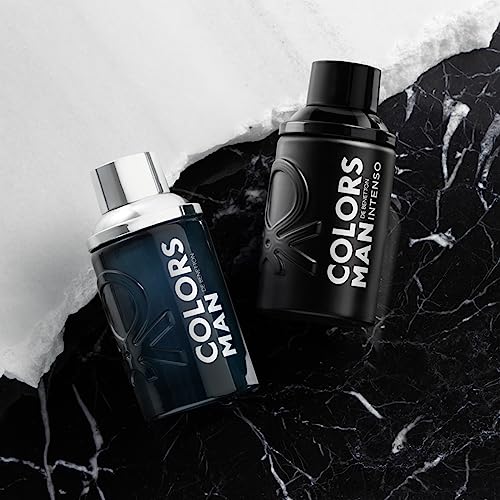 Image of United Colors of Benetton Colors Black For Men Intenso Eau De Parfum Spray, 100ml Musk