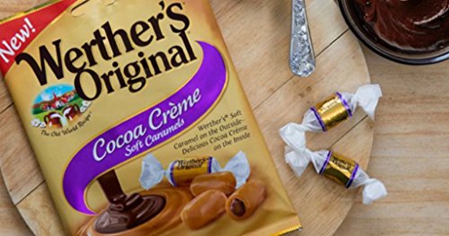 Werther's Original New Cocoa Creme Soft Caramels 2.22 Oz (Pack of 6)