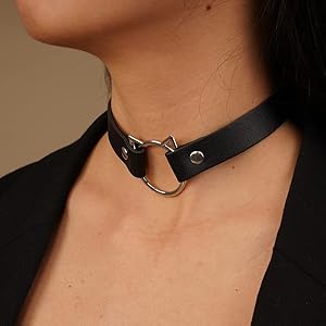 アクセサリー here's CETACEA LEATHER CHOKER NECKLACE CETACEA LEATHER CHOKER NECKLACE – h'eres