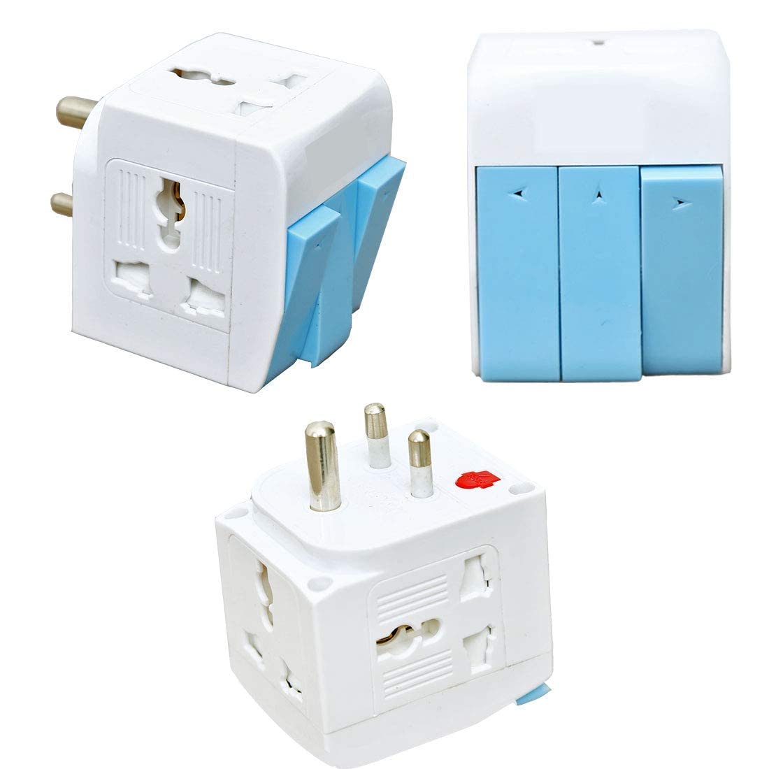 Buy ADJD3 Way Extension Board 3 Pin Universal Socket Multi Plug with