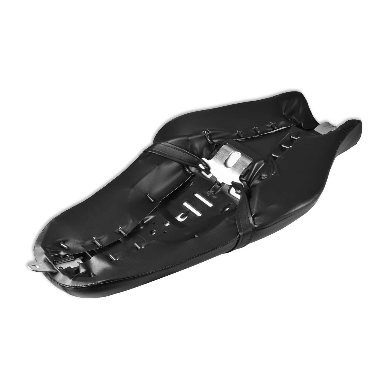 Sedile Moto In Pelle Nera Driver Moto Anteriore Posteriore Passeggero Sedile Cuscino Sella Due per XL883N XL1200 2010-2016