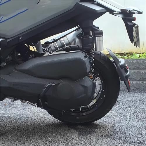 Guardabarros trasero Zontes 368G protector de moto negro modelo B 4