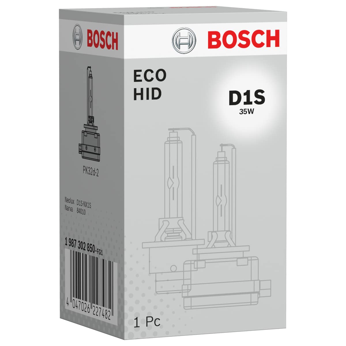 Bosch Xenon White D1S Zenon Ampul 6000K