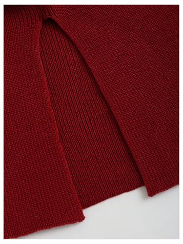 GORGLITTER Women's Sexy Going Out Vest Tops Fashion Crochet Knit Ribbed Sweater Vest Open Front Trendy Halter Crop Tops4