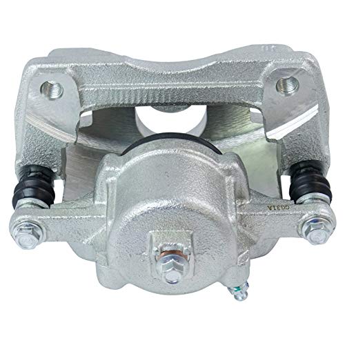 Image of TRQ Front Left Brake Caliper w /Bracket Drivers Side
