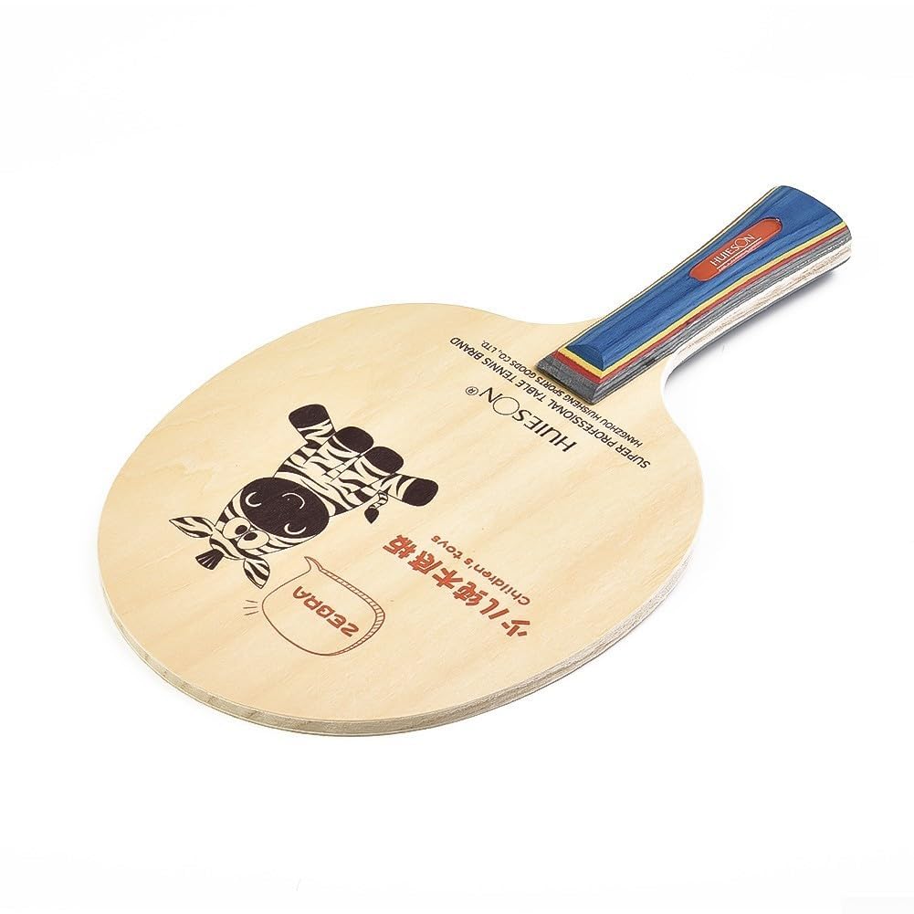 Plaque inférieure ping-pong bois 5 plis raquette tennis de table longue poignée