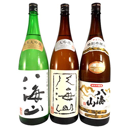 八海山 純米大吟醸&大吟醸&特別本醸造 1800ml 3本 飲み比べセット 誕生日 プレセント ギフト