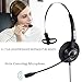 Arama Wired Phone Headset Mono w/Noise Canceling Mic for NEC Aspire Dterm Nortel Norstar Meridian Plantronics Polycom ShoreTel Siemens ROLM Toshiba Zultys Packet8 Landline Deskphones (A200S2)