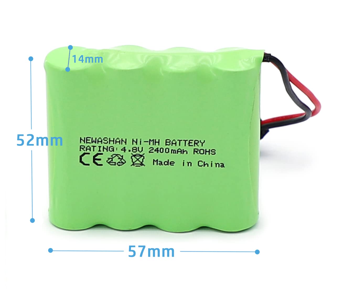CBB 4.8V 2400mAh NiMH Récepteur Batterie Rechargeable AA Batterie Avec Connecteurs Hitec Pour Récepteur RC Jouets
