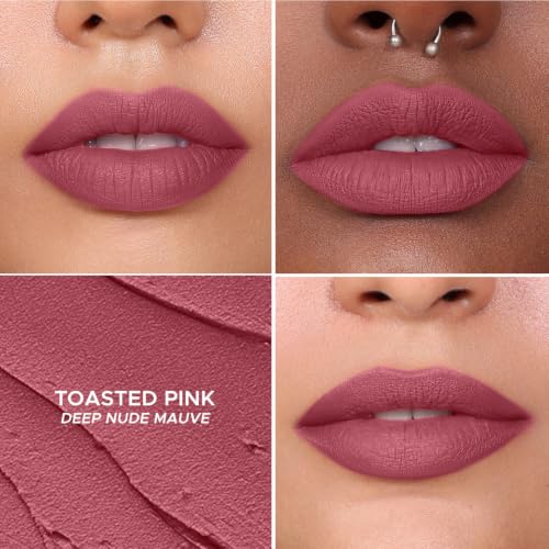 Image of Kiro Non-Stop Airy Matte Liquid Lipstick - Toasted Pink, 5ml