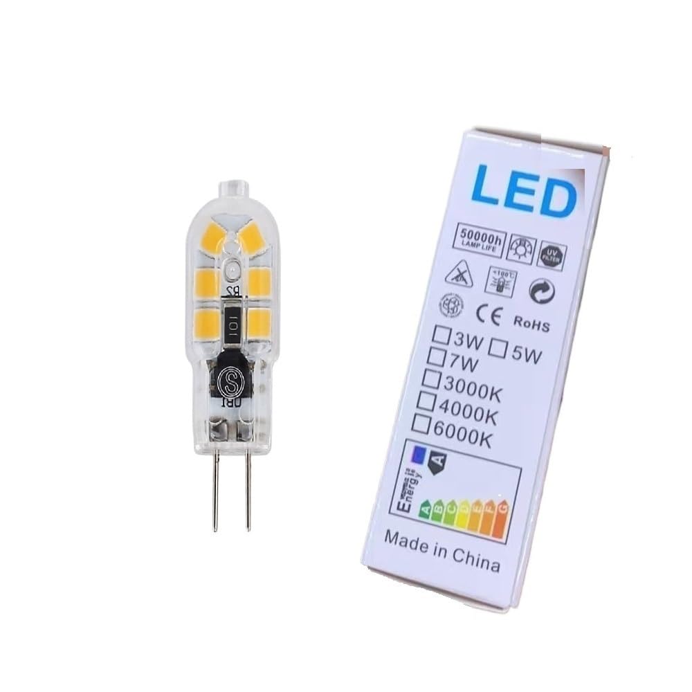 HHF Illuminazione domestica, Confezione da 20, Lampadina Faretto LED G4/G9 3W/5W AC220V SMD2835 Illuminazione Lampadario Lampada LED(Warm white,G9 5W Milky)