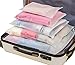 Organizador de Equipaje 12 PCS Organizador de ViajeTransparente Organizadores para Maletas Impermeable Viaje con Bolsa de Zapato, Impermeable Organizador de Maleta Bolsa para Ropa Zapato Suci
