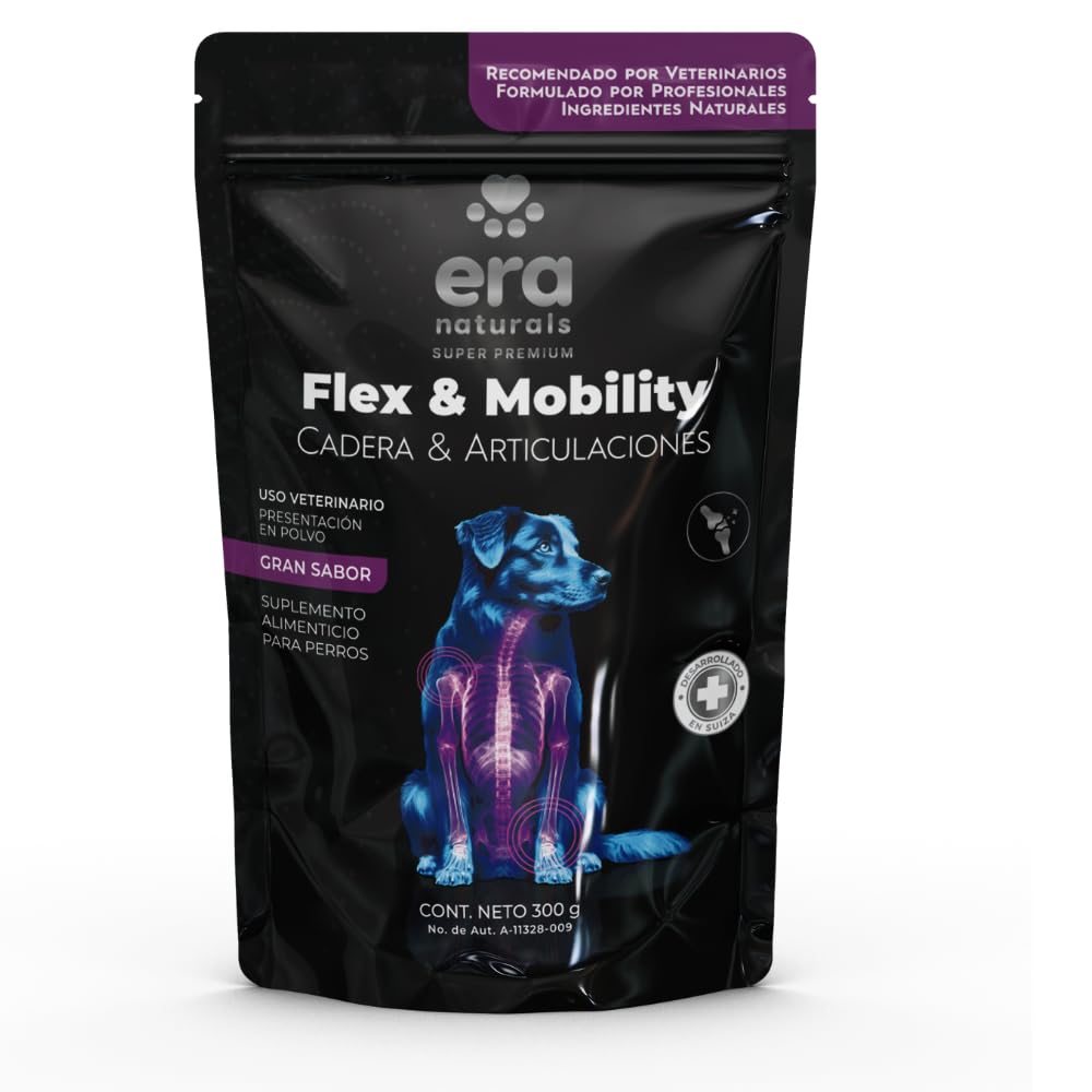 Era Naturals Flex and Mobility Suplemento para Perros con Glucosamina