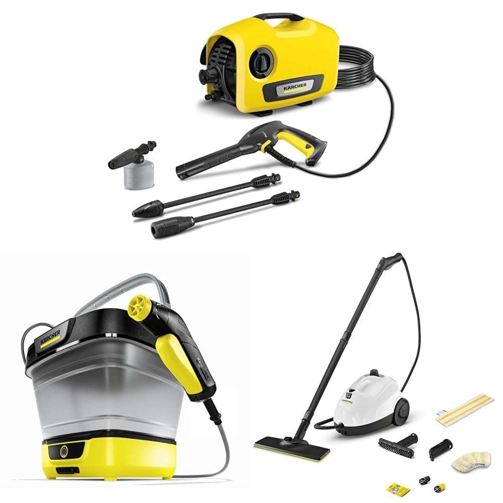 ケルヒャー高圧スチームクリーナーマルチ ケルヒャー、電源・水源不要のどこでも使える家庭用マルチ