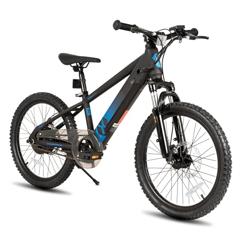 JOYSTAR 20 Inch Electric Bike for Kids Teens 7+ with 250W Brushless Motor, 15 Miles 15MPH Electric...