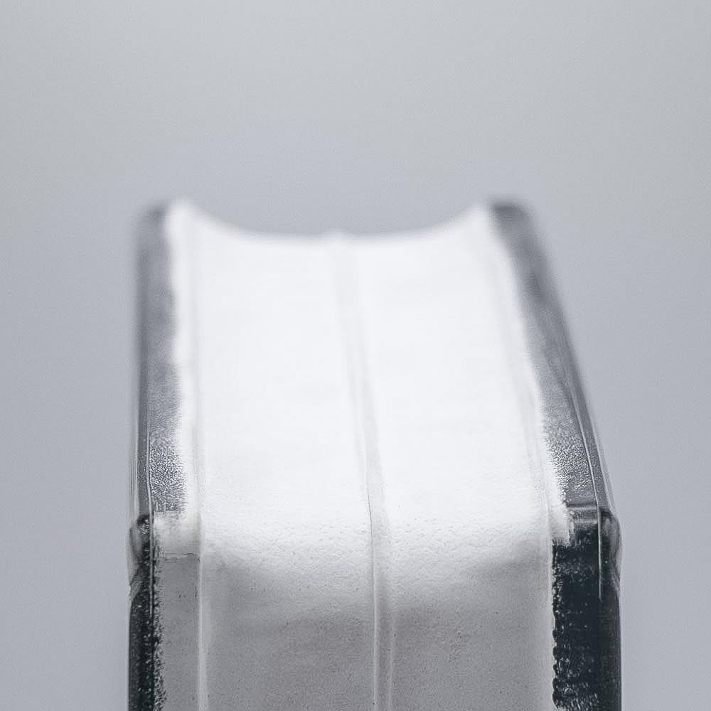 Bloque de vidrio Basic full view transparente brillante 24x24x8 cm - 4 piezas