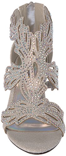 Womens Evening Sandal Rhinestone Dress-Shoes lime03 - Image 3