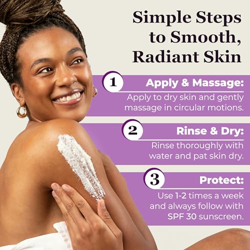 DERMAdoctor KP Bump Eraser Body Scrub Dermatologist Formulated Exfoliant | Keratosis Pilaris Treatment For Dry And Bumpy Skin 10% AHAs + PHAs - 16 fl oz - Image 6