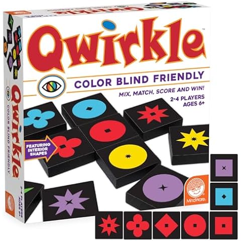Mindware Qwirkle Colour Blind Friendly Game Cover