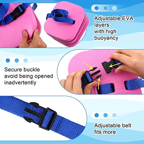 Sotiff 4 Pcs Kid Back Float Safety Swim Trainer Swim Bubble Waterproof Adjustable 3 Layers Swim Float With Belt For Children Summer Swimming Learning Sport Pool Lesson #TOP2