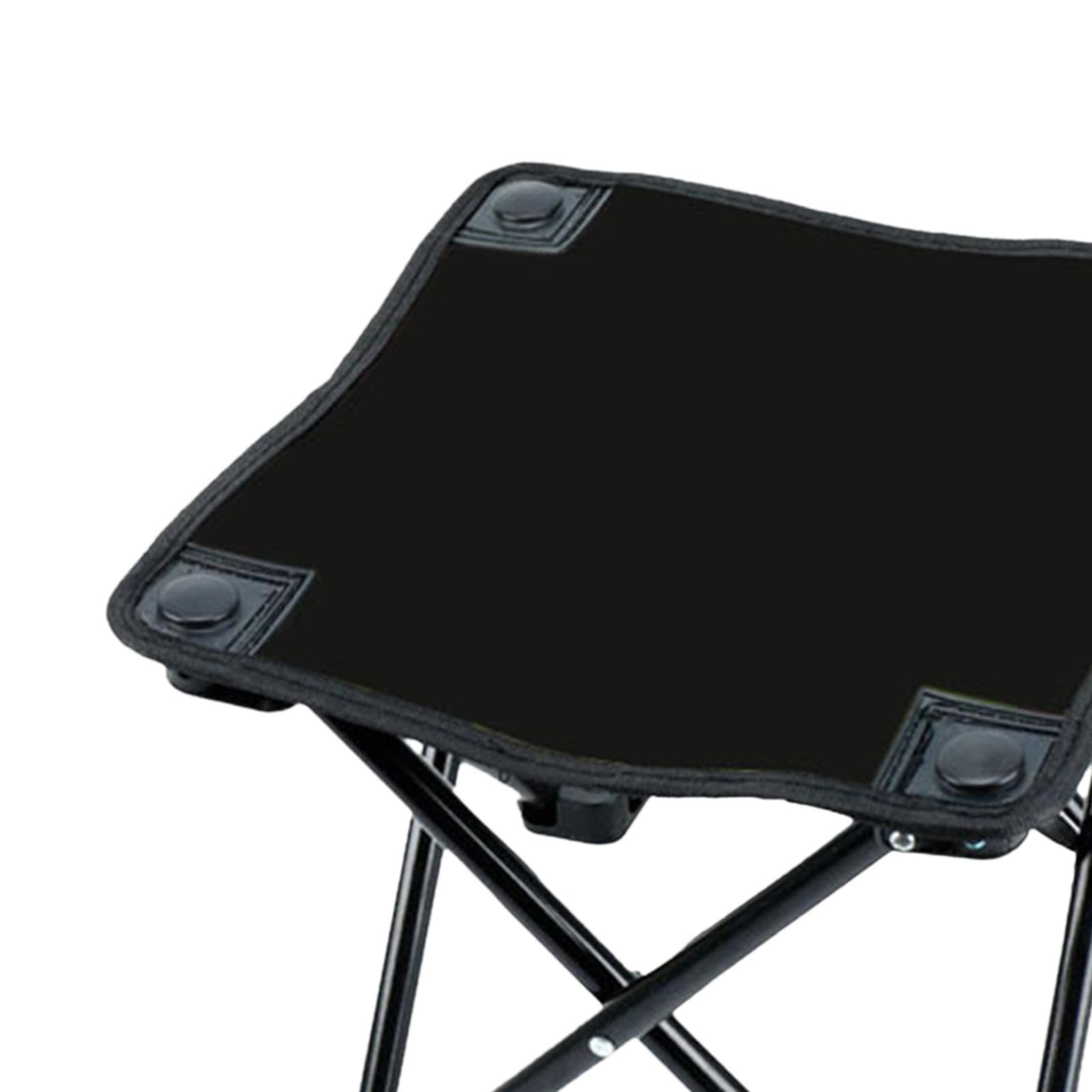Pegciuho Camping Folding Stool Camp Stool Compact Picnic Chair Footrest Foot Stool Saddle
