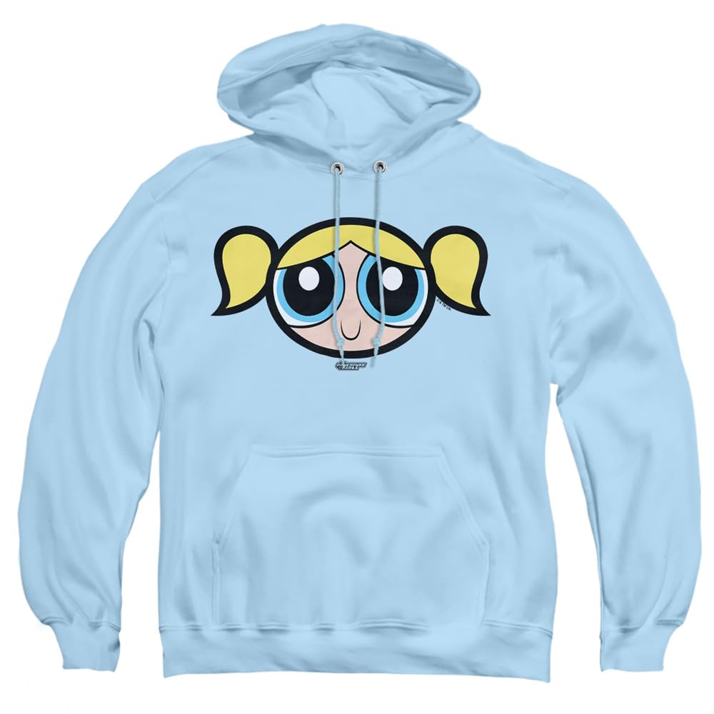 Power Puff Girls Faces Adult Pull-Over Hoodie Collection