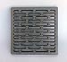 Inferramenta Grille en fonte 20 x 20 cm pour aération de poêles cheminées barbecue utile comme base d'appui bois