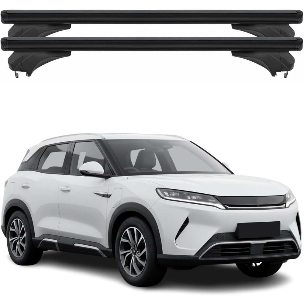 Mauxpiao A For Byd Tto 2 Roof Rack Cross Bars 2025–2026, Black Luminum, 2-Piece Set, For B﻿ike Racks, Ski Racks Nd Roof Boxes, Lockable Gfdg/A