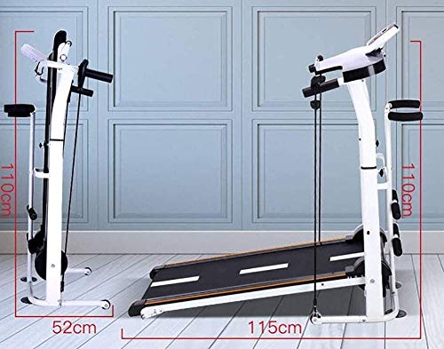 Caminadora mecánica plegable con inclinación y bocina miniatura 7
