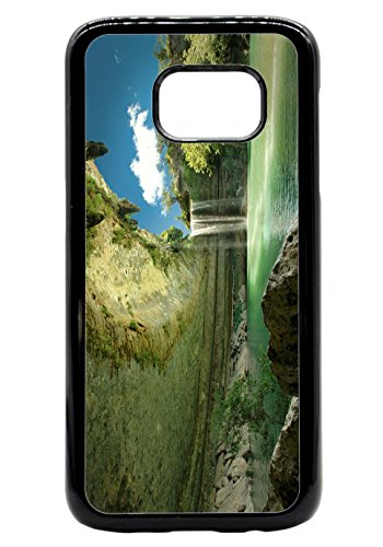 HD Waterfall Scenery Rubber Bumper Hard Back Phone...
