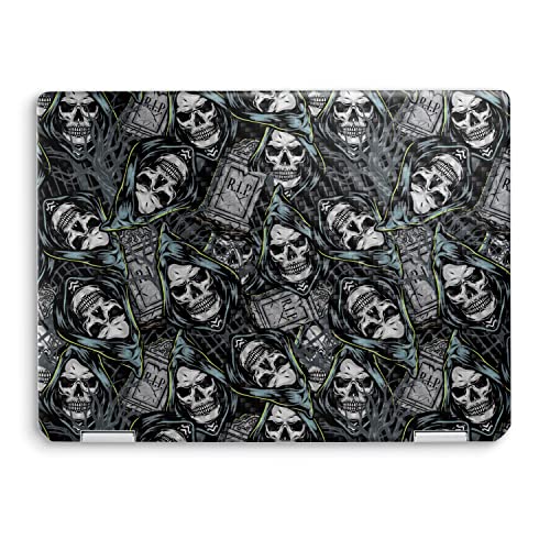 Image of MightySkins Carbon Fiber Skin Compatible with HP Spectre x360 14 inch (2022) Full Wrap Kit - Wall of Death | Protective, Durable Textured Carbon Fiber Finish | Easy to Apply | Made in The USA