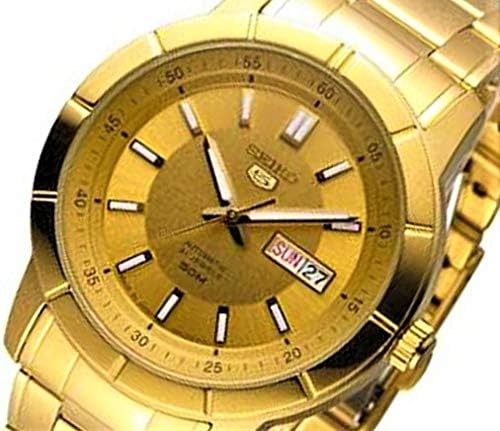 Miniatura 2 de Seiko Seiko 5 reloj automático de oro para hombre SNKN62